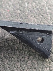 (QTY 2) Heavy-Duty Ripper Point / Scarifier Tooth 4-1/8″ L x 1-1/2″ W x 2″ H