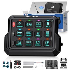 Wireless RGB Switch Panel LED Control Toggle Momentary Strobe Circuit Relay Box