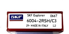 2(Pack) 6004-2RSH/C3 SKF 2 RUBBER SHIELDED BALL BEARING 20X42X12mm NEW ITALY