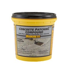 Quikrete 4 lb. 1 Qt. Concrete Patching Compound, Use for patches up to 1/4 inch
