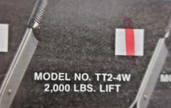 TUF-TUG TT2-4W Web Strap Puller 2 feet 2000 lb. Lift, 4000 lb. Pull 1″ Web USA