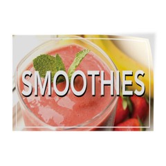 Decal Stickers Smoothies Restaurant Cafe Bar A Vinyl Store Sign Label