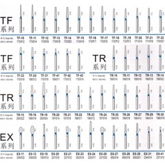 100Pcs/10Packs Dental Diamond Burs FG 1.60mm for High Speed Handpiece 214types