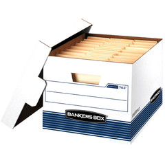 Bankers Box Stor/File Medium-Duty – Letter/Legal, White 3 Pk