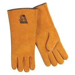 Steiner 02120 Heat Resistor Cowhide Stick Welding Gloves Wool Lined 14″ LRG