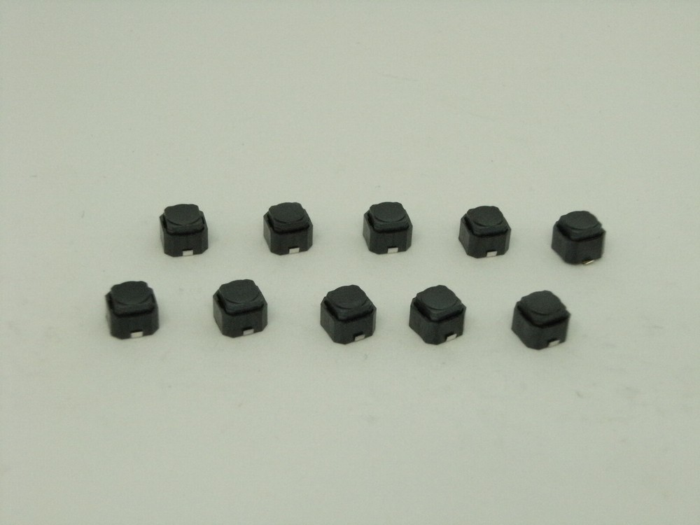 10x Pcs Pack Lot 6x6x5mm 2 Pins SMD Mute Silicone Push Button Switch Momentary