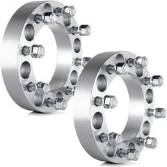 1.5 Inch Wheel Adapters Spacers 8 Lug 14×1.5 Studs 126.15 Bore 2PCS 8×6.5