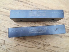 1 Pair SNAP JAWS 6MSJ-185 Soft Steel Flat/No Step, Fits 6″ Vise 1-3/4″ x 1″ x 6″