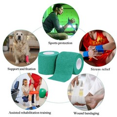Allruyee 32 Rolls Self Adhesive Bandage Wrap 2 inch Cohesive 2 Inch, Colorful