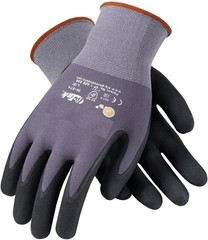 Seamless Knit Nylon Gloves with Nitrile Coat and Micro Foam Grip