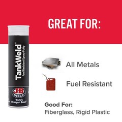 J-B Weld 8217 TankWeld Gas Tank Repair – 1 oz.,Dark Grey 1 Ounce, Dark