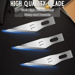 60 Pack Exacto Knife Blades 11, Craft Knife Blades Replacement, Exacto Blade 11,