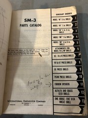 IH McCormick Parts Catalog – SM-3 Grain Drills