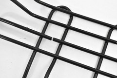Nexel Black Epoxy Wire Ledge 12″ x 4″ Industrial AL412B Side Ledge Only
