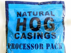 North American REAL Natural Hog Casings Pork Gut for 100 LBs of Sausage recipe