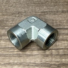 1/2 FNPT Alloy Steel Pipe Fitting Elbow Parker 1/2 DD-S Pipe & Port 90° Elbow