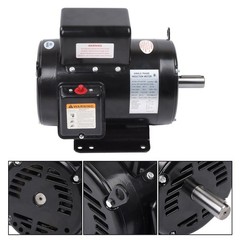 5 HP Single Phase ODP Compressor Motor 184T Frame 208-230V 60Hz Industrial