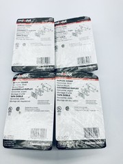 Lot of 4 Red Dot CCD / WR100-C Duplex Weatherproof Cover 1-Gang w/ gasket