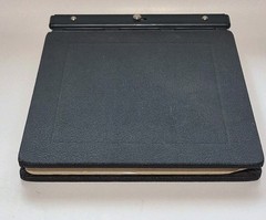 Wilson Jones Raven Post Binder 2-1/2” Black Vinyl 241-40N vintage Blank Pages