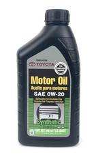 Toyota/ exxon mobil Case of 6 Quarts Full Synthetic TGMO SN 0W-20 Oil