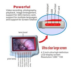 Animal Visual Insemination Rotatable HD Screen Photo Record Artificial GRQA