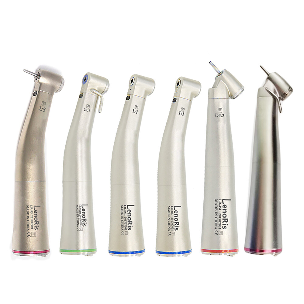 LenoRis Dental Fiber Optic Contra Angle Handpiece 1.60/2.35mm for Electric Motor