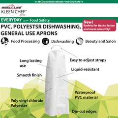 PVC Everyday General Use Polyester Dish washing Apron, Small (Pack of 1)