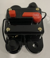 100A 12V Resettable Circuit Breaker Waterproof In Line NEW! FREE SHIPPING!