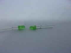 10Pc Pack Lot 3mm Round 2 Pins LED Light Emitting Diodes Bulbs DIY Project GREEN