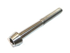 M5 MOUNTAIN BIKE TITANIUM TAPERED CONE SOCKET CAP HEAD BOLT SCREW GR5 RACE SPEC