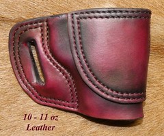 Gary C’s Leather Avenger OWB Right Hand HOLSTER – for the Ruger SR9C/SR40C