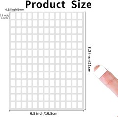 3040 Pcs Matte Small White Labels Stickers Blank Labels Removable Price Tags
