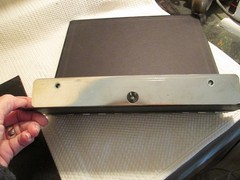 SPECIALTY LOOSE LEAF Piano-Hinge Compression/Pull Binder Expands 3″ – 5-1/2″ EUC