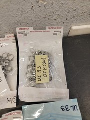 Molar Bands. Dental, Stainless, Various Sizes- 300+ Count (Z9)