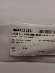 REXROTH MINI GUIDE RAIL R044520331 MSA-012-SNS-H-MA-00 75.0MM Length
