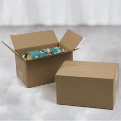 7x5x4 Inches Shipping Boxes, Brown Corrugated Cardboard Boxes for Small Bussi…