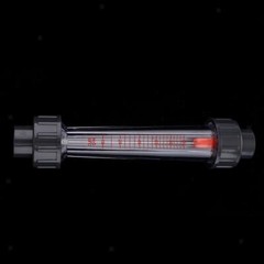 Grey+ Clear Pipeline Water Rotameter Flow Meter Flowmeter 10-100L/H for