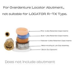 Hiossen ET Regular Compatible ZEST Locator Legacy Abutment Low Profile 40° Angle