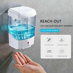 Automatic Liquid Soap/Alcohol Sanitizer Dispenser 700ML Hands-Free Sensor Wall