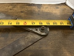Vintage Antique L. S. STARRETT Lock Joint Outside Caliper USA 19”