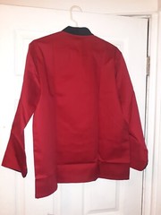 Chulele Adult Unisex Chef Cook Shirt Red
