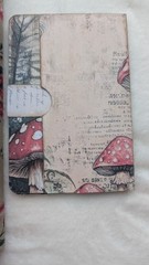 Handmade Grungy Mushroom Forest Junk Journal Book/Covers Only No Signatures DIY