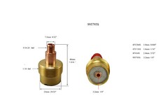 Jumbo Large Gas Lens Collet Body Alumina Cup WP 9 20 25 TIG Welding Torch 17pcs