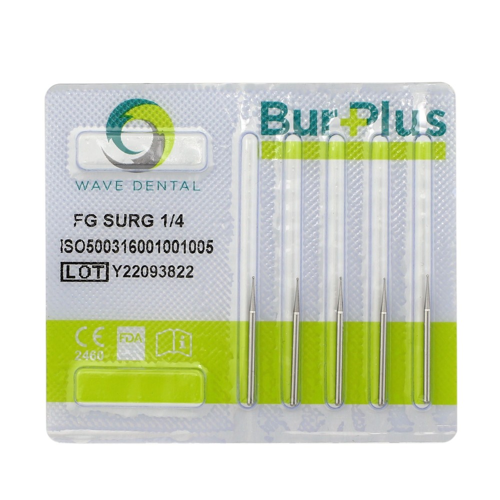 Wave Dental Surgical Round Carbide Burs FGOS 1/4 12 1 – 8 Friction Grip SL 25mm
