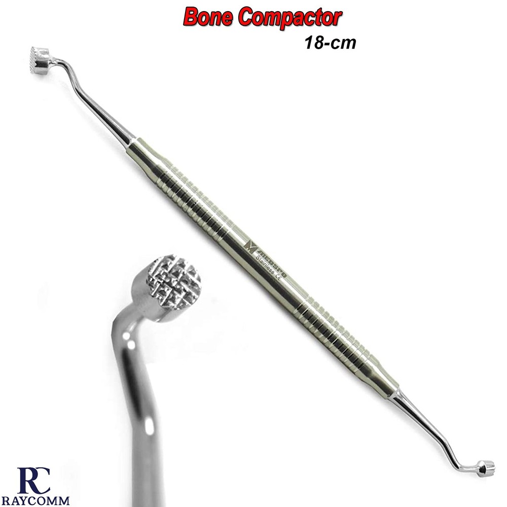 Dental Bone Compactor Packer Surgical Implant Scaler Double Ended Instruments CE