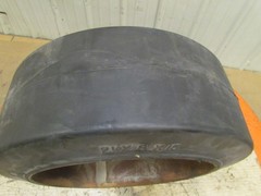MaineTire 1208 21x8x15 Black Rubber Smooth Press-On For Klift Tire