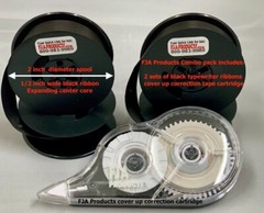 FJA Products Black Universal Typewriter Ribbon Combo Pack FREE Correction Tape