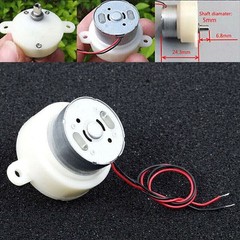 3-9V Small DC Gearmotor Micro Low Slow Speed Gear Motor Metal Gearbox Mini