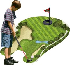 Toilet Golf Game-Practice Mini Golf in Any Bathroom – Great Toilet Time – Dad G