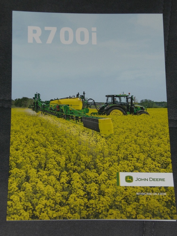 JOHN DEERE R700i Trailed Sprayer Brochure from 04/2025 (JD 262)